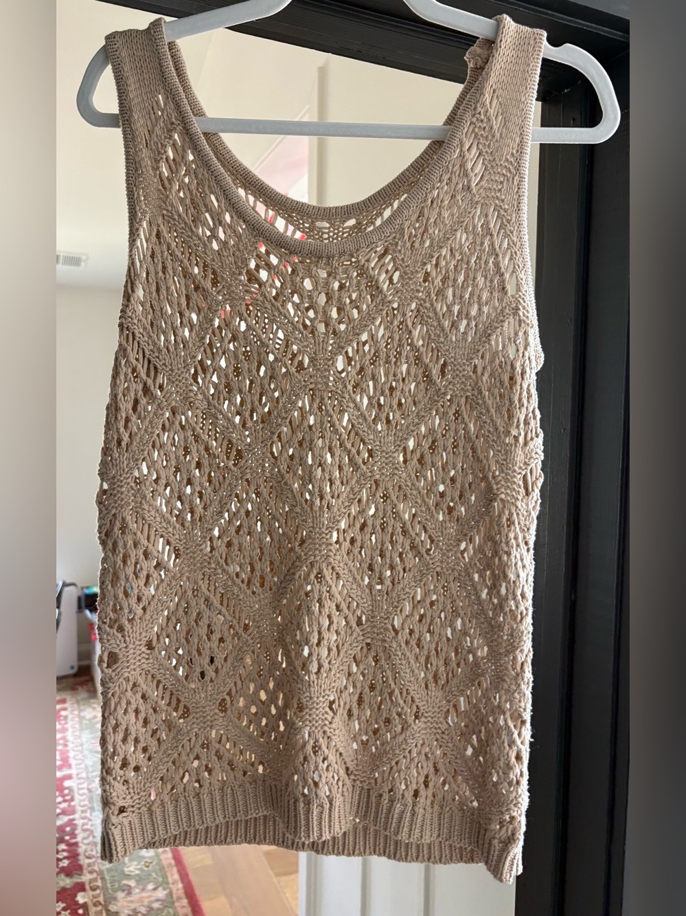 Crochet Tank Top-Large